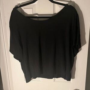 American Eagle Outfitters Black Crop Top